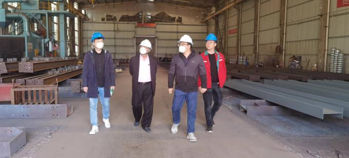 Grote H-afdeling Kolommen Meerdere verdiepingen Industriële staalconstructie Gebouw magazijn Werkplaats Bouwmaterialen 20