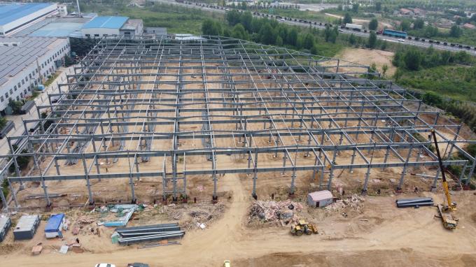 Modulaire staalconstructies Werkplaats Prefab industriële gebouwen 8