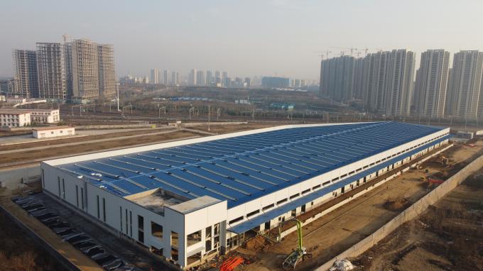 Lichtgewicht modulair Metalen gebouw Portaal Frame Voorgefabriceerd Makkelijk te monteren 9