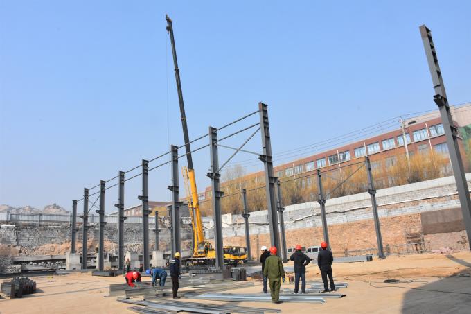 Prefabricatie van staalconstructies Fabricatie met snelle assemblage Grootschalige 0