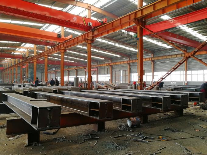Grote span geprefabriceerd/prefab H balk ontwerp Gebouw metaal Q355/Q235 Fabriek magazijn werkplaats Staalstructuur 17