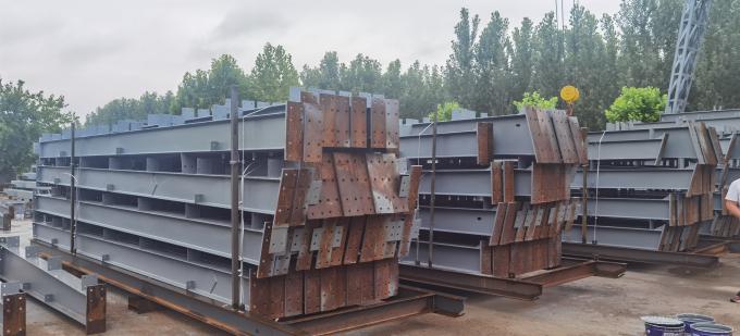 Grote H-afdeling Kolommen Meerdere verdiepingen Industriële staalconstructie Gebouw magazijn Werkplaats Bouwmaterialen 18