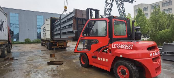 Grote H-afdeling Kolommen Meerdere verdiepingen Industriële staalconstructie Gebouw magazijn Werkplaats Bouwmaterialen 19