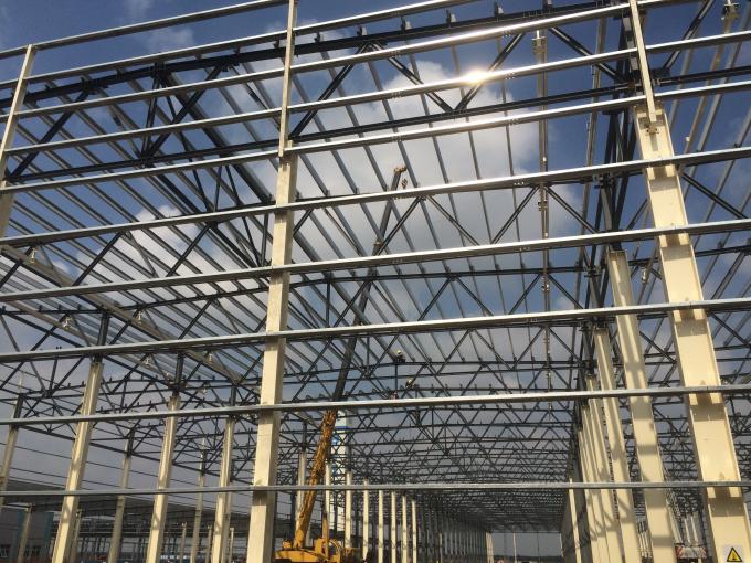 Modulaire staalconstructies Werkplaats Prefab industriële gebouwen 0