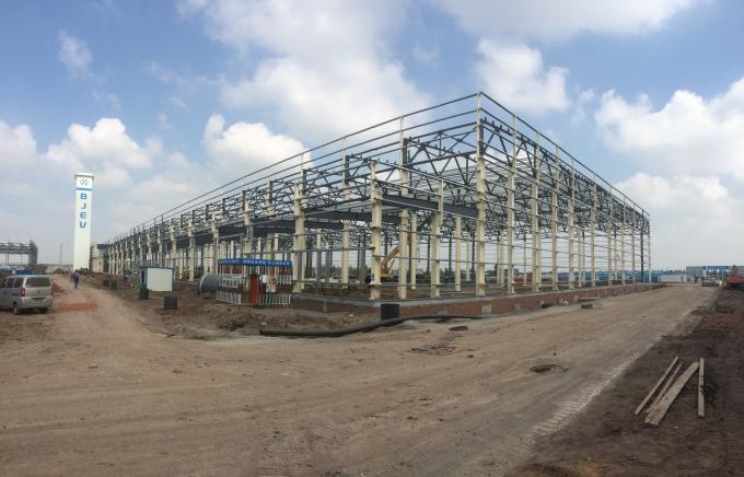 Hoge sterkte stalen pluimveehuis Drie verdiepingen stalen structuur gebouw 0