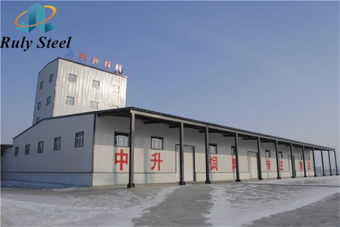H-sectie staal pluimveehuis prefab metaal staal structuur CE 0