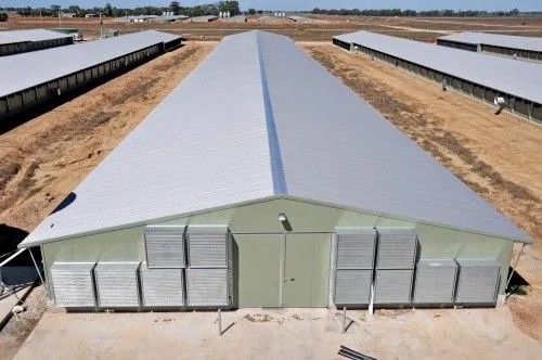 Voorgefabriceerde H-balk staalconstructie 0