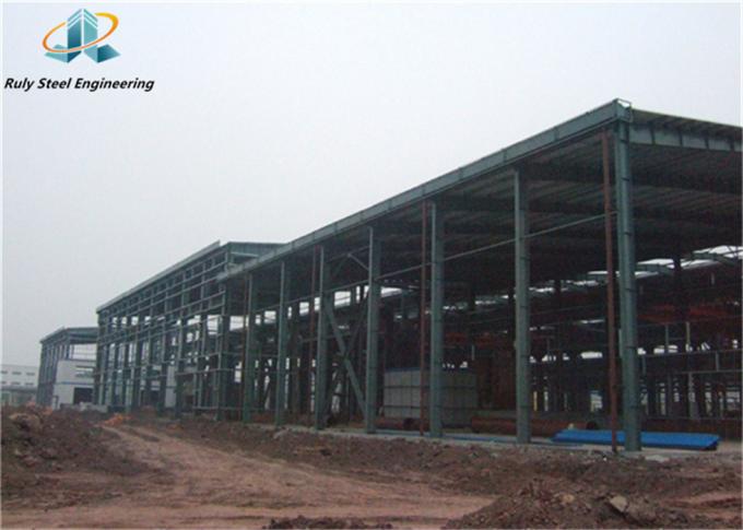 Grote H-afdeling Kolommen Meerdere verdiepingen Industriële staalconstructie Gebouw magazijn Werkplaats Bouwmaterialen 1